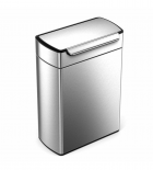 Simplehuman – 48l (24/24), hranatý, matná ocel FPP