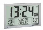 TFA Nástěnné DCF hodiny TFA 60.4517.54 s teploměrem a vlhkoměrem - velikost XL