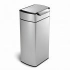 Polti Dotykový odpadkový koš Simplehuman – 30 l, hranatý, matná nerez ocel, FPP