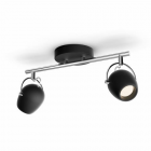 Rivano SVÍTIDLO BODOVÉ LED 2x4,3W 860lm 2700K IP20, černá