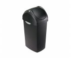 Polti Odpadkový koš Simplehuman – 40 l, houpací víko, černý plast