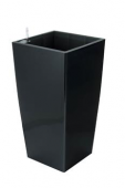 Samozavlažovací květináč G21 Linea černý 76cm