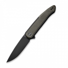 zavírací nůž WEKNIFE Smooth Sentinel Green Micarta Black Stonewashed