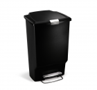 Polti Pedálový odpadkový koš Simplehuman 45 l, obdélníkový, plast, černý